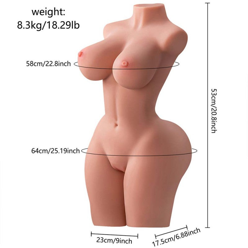 18.29LB 3D Realistic Sex Doll Torso
