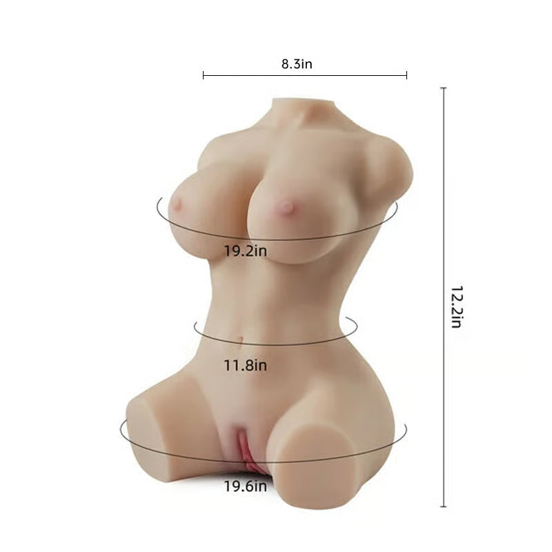 7.7lb Bouncy Titty Realistic Mini Masturbator Sex Doll