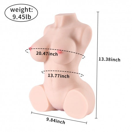 9.5LB Bouncy Titty Ultra Realistic Sex Doll Torso