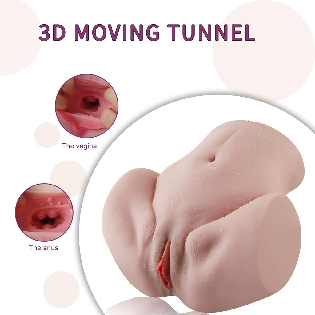 17.4LB Realistic Sex Doll Torso Pocket Pussy Ass