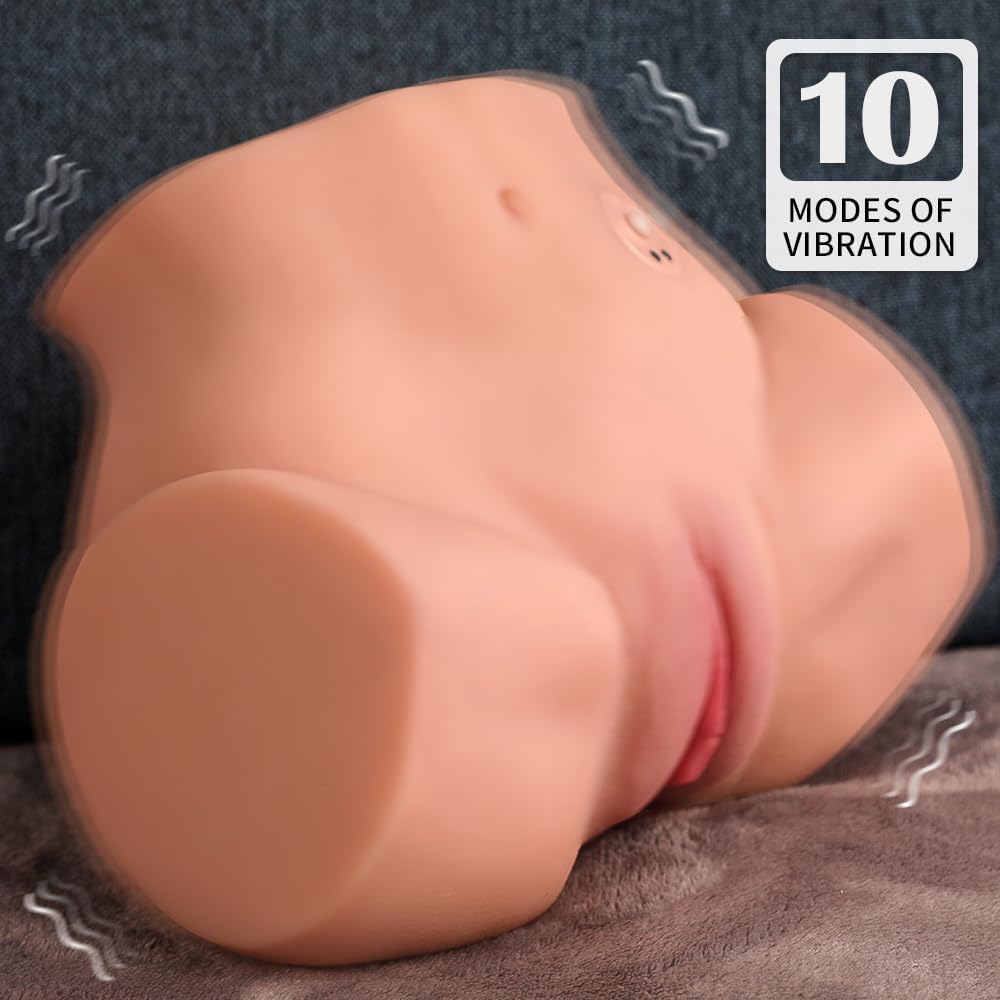 4.4LB Electric Sex Doll Torso Ass Toy -  Vicky