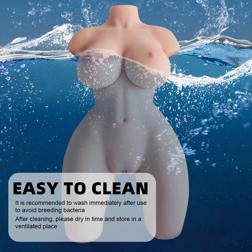 Sabrina: 18lb Small Sex Doll with Legs for Beginners